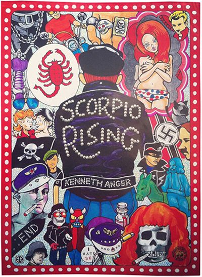 映画『Scorpio Rising』ケネスアンガー_スコーピオライジング_パンフレットイラスト